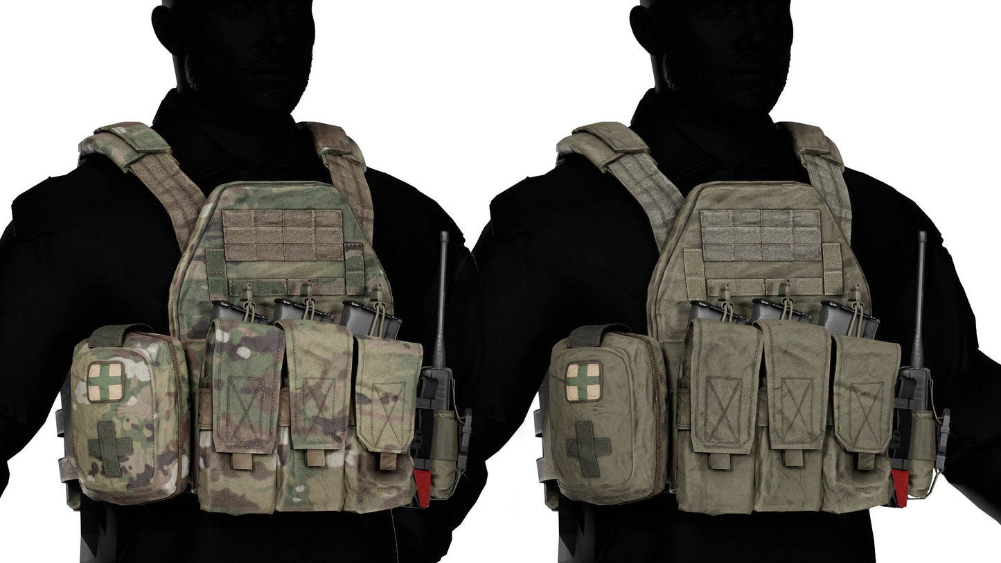 WARTECH TV 110 LBS PLATE CARRIER VEST 3dmilitaryassets