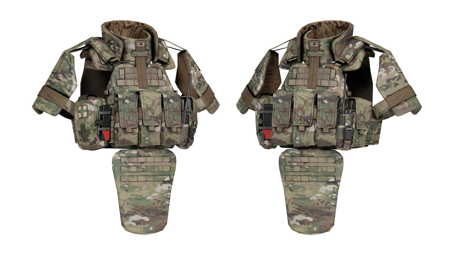 WARRIOR ASSAULT DCS PLATE CARRIER VEST BUNDLE