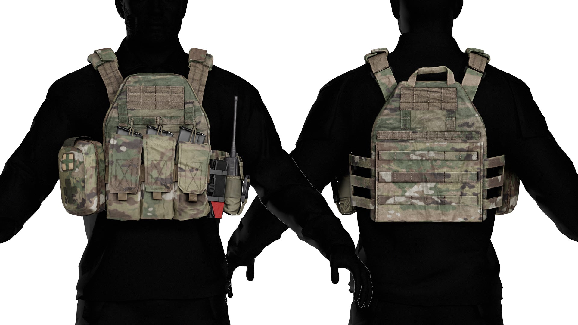 WARTECH TV 110 LBS PLATE CARRIER VEST 3dmilitaryassets