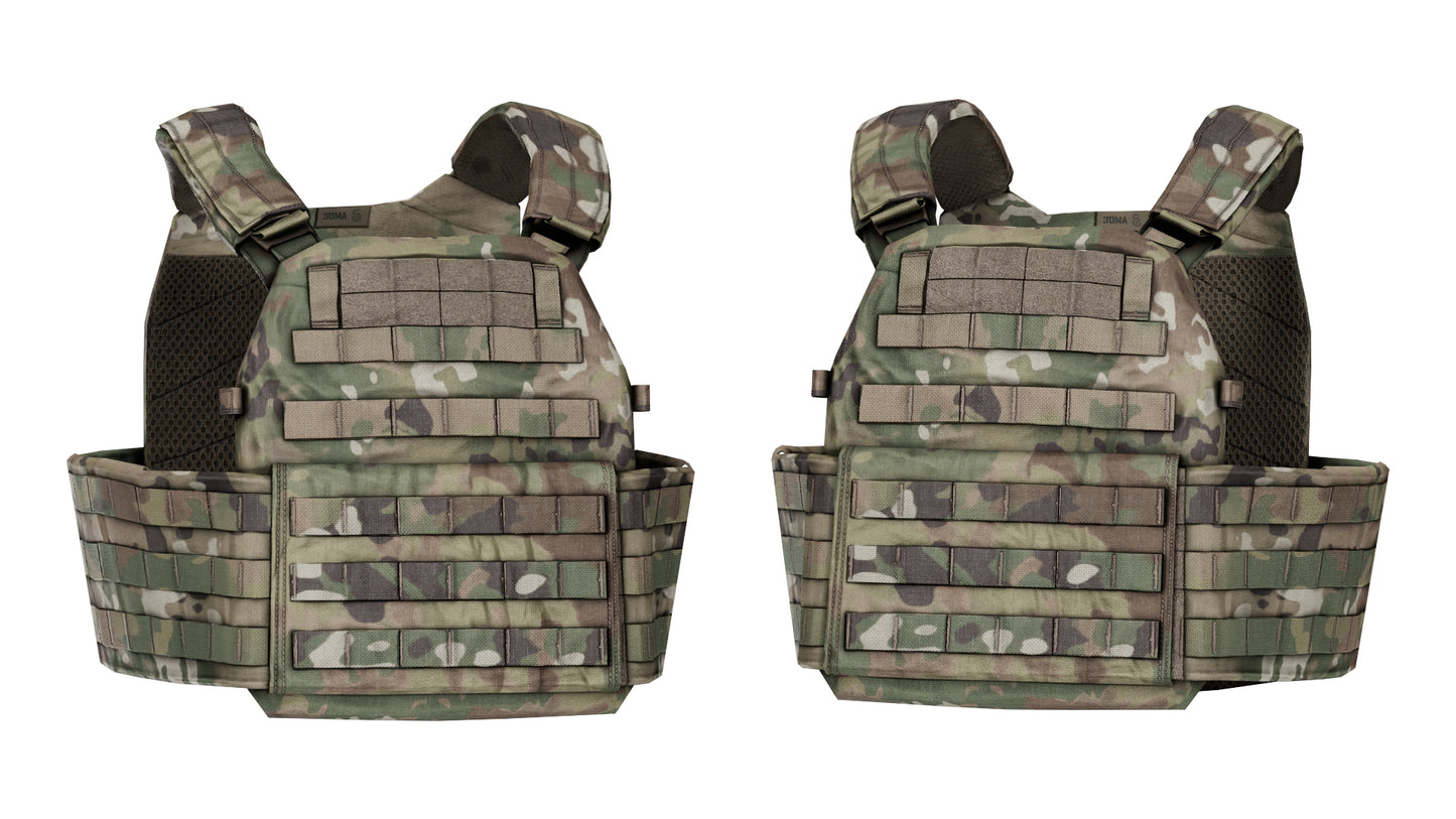 WARRIOR ASSAULT DCS PLATE CARRIER VEST BUNDLE