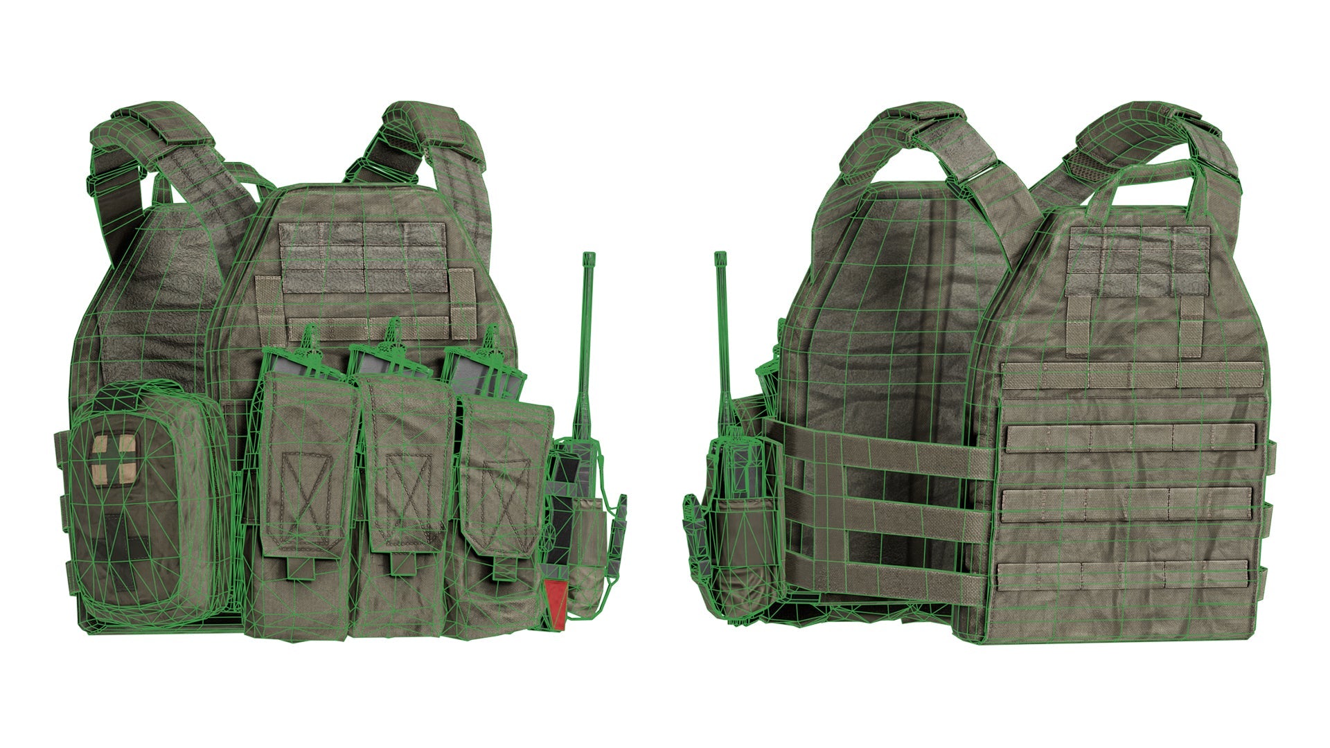 WARTECH TV 110 LBS PLATE CARRIER VEST 3dmilitaryassets