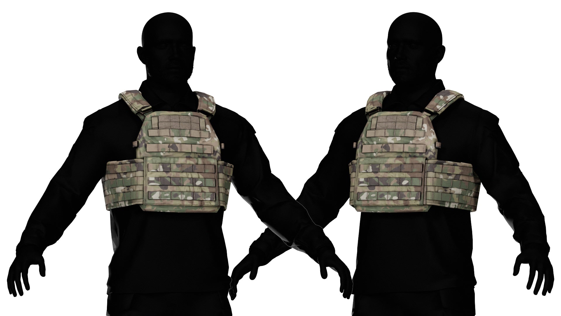 WARRIOR ASSAULT DCS PLATE CARRIER VEST V1 3dmilitaryassets
