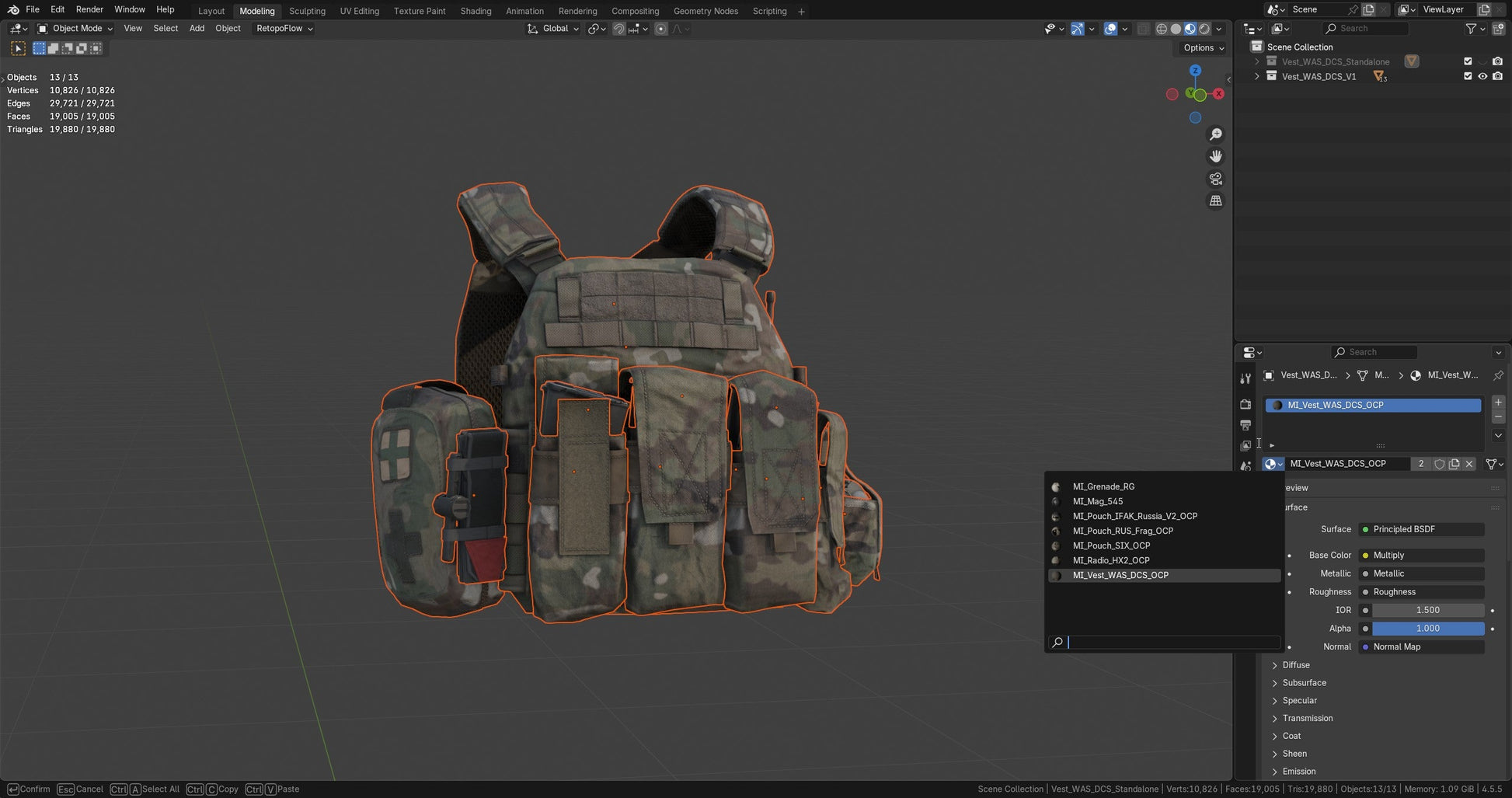 WARRIOR ASSAULT DCS PLATE CARRIER VEST V1 3dmilitaryassets