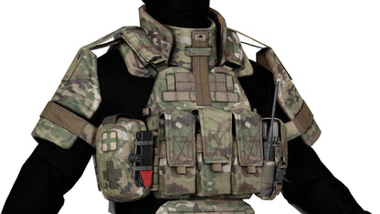 WARRIOR ASSAULT DCS PLATE CARRIER VEST V2 3dmilitaryassets