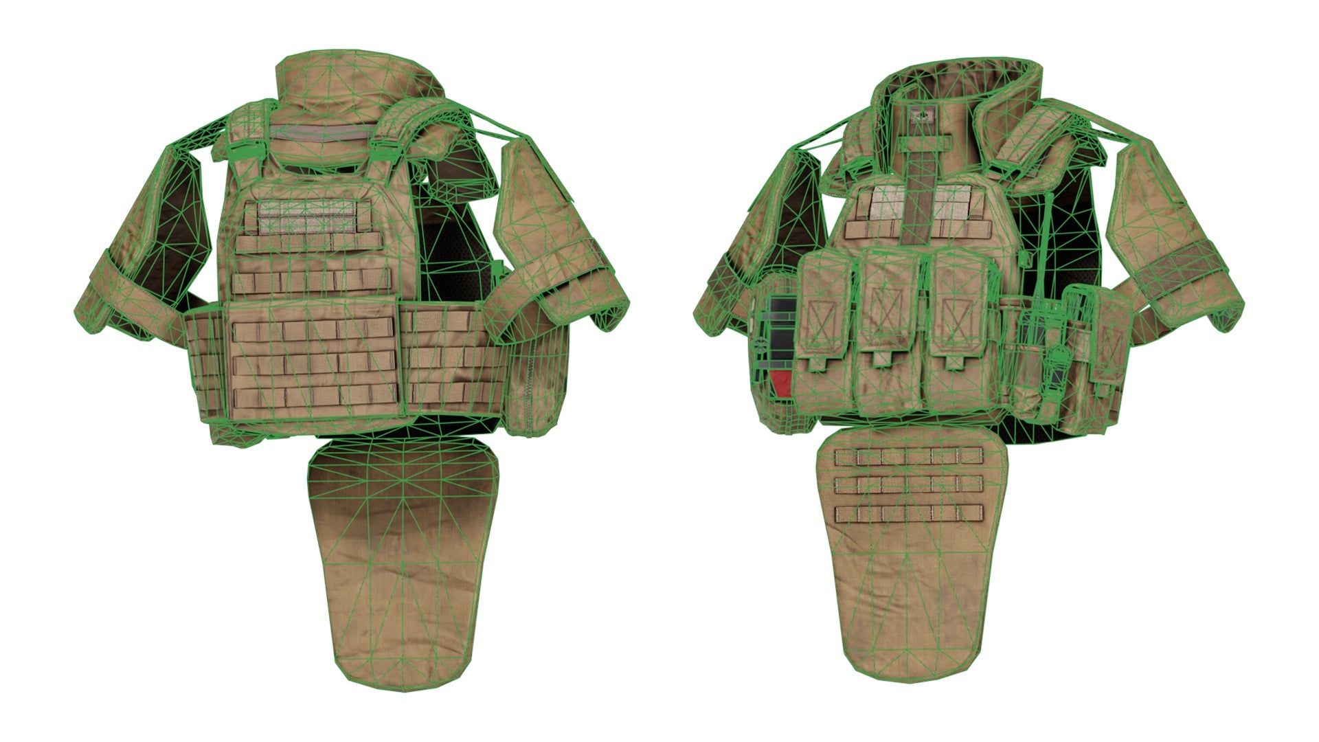 WARRIOR ASSAULT DCS PLATE CARRIER VEST V2 3dmilitaryassets