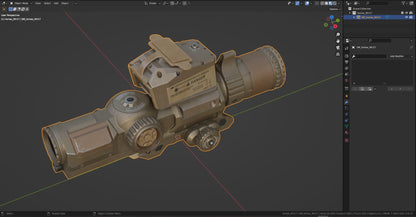 VORTEX XM157 LPVO SCOPE 3dmilitaryassets