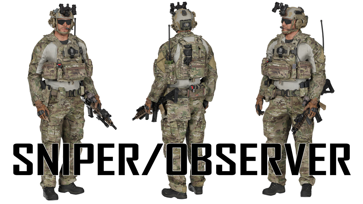 GAME READY RIGGED WESTERN SPECIAL OPERATIONS CHARACTER V2