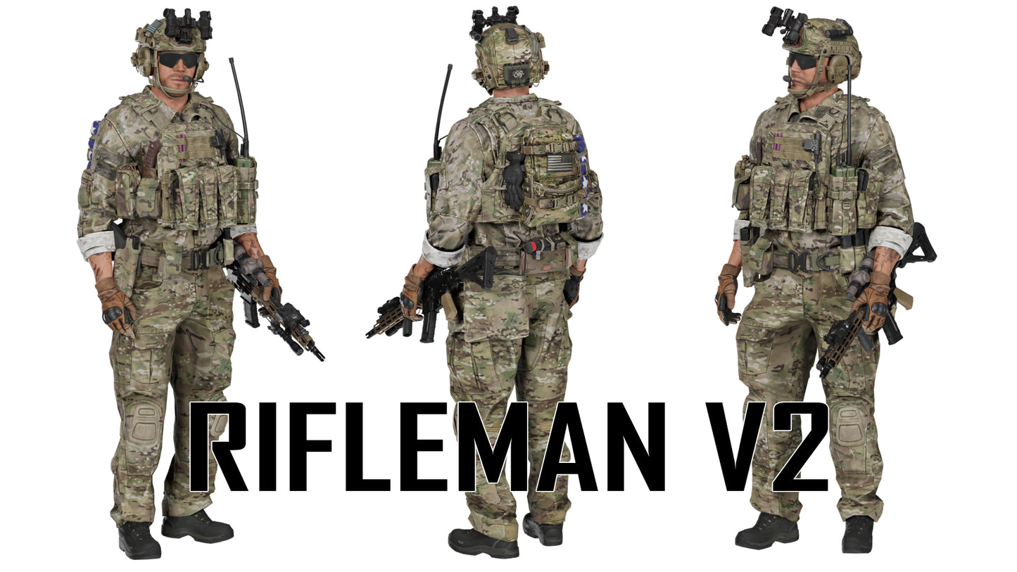 GAME READY RIGGED WESTERN SPECIAL OPERATIONS CHARACTER V2