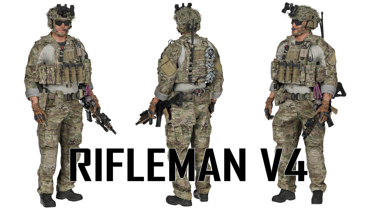 GAME READY RIGGED WESTERN SPECIAL OPERATIONS CHARACTER V2