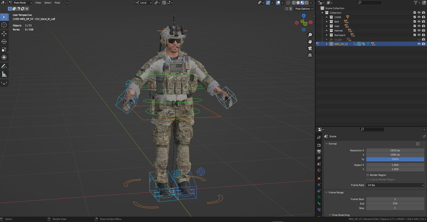 GAME READY RIGGED WESTERN SPECIAL OPERATIONS CHARACTER V2