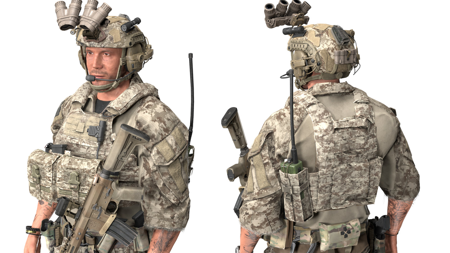 GAME READY RIGGED WESTERN SPECIAL OPERATIONS CHARACTER V3