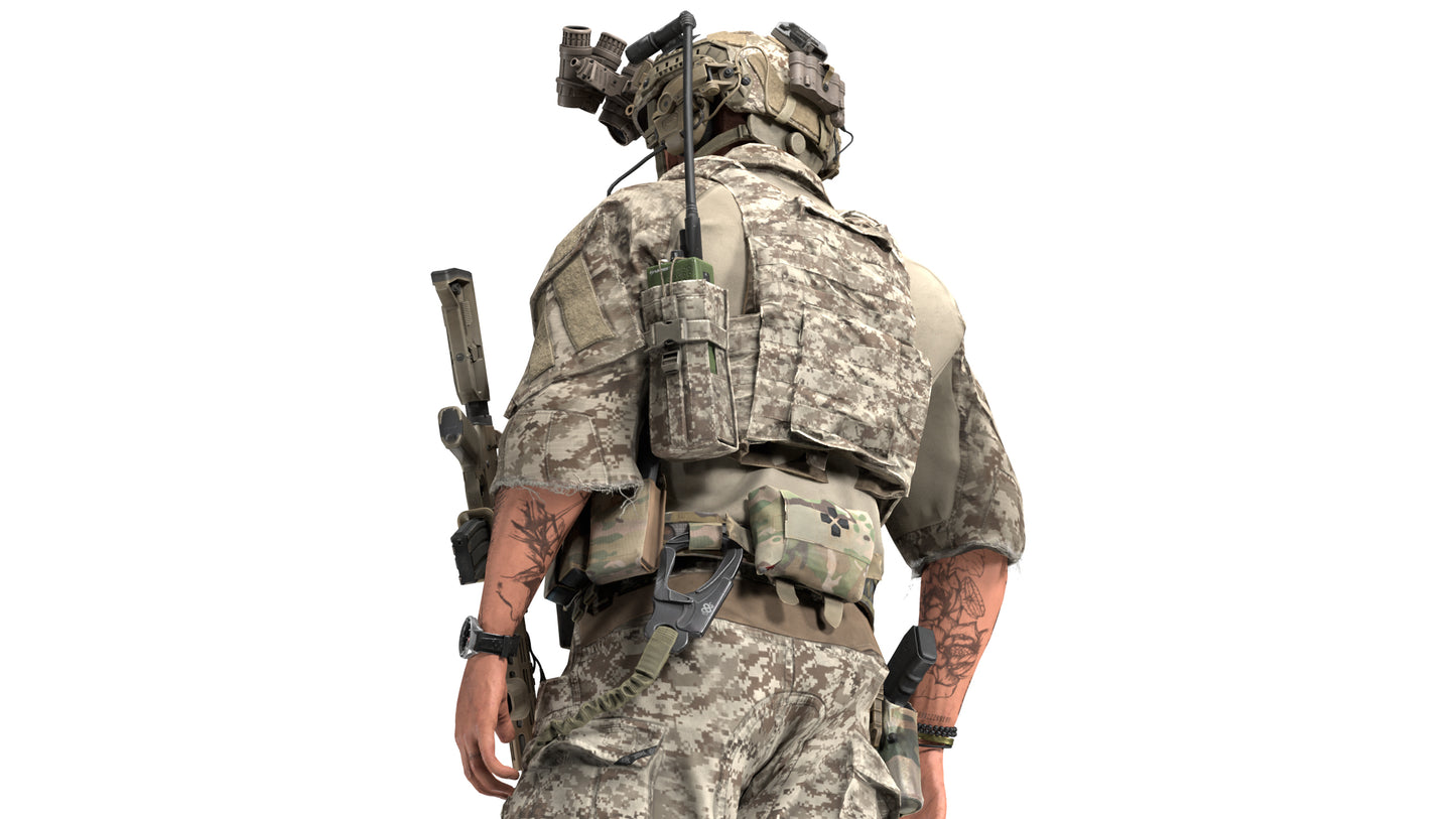 GAME READY RIGGED WESTERN SPECIAL OPERATIONS CHARACTER V3