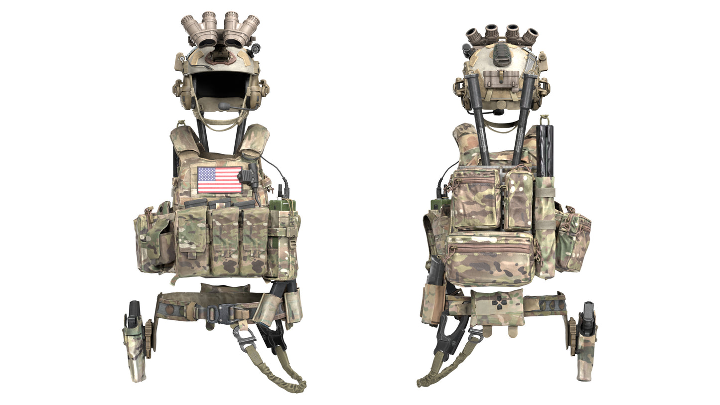 GAME READY RIGGED WESTERN SPECIAL OPERATIONS CHARACTER V3