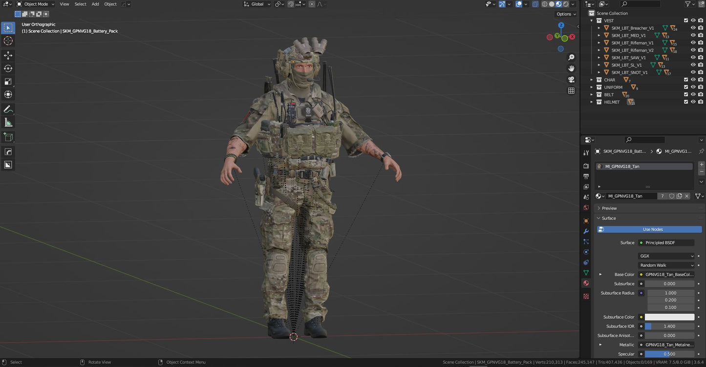 GAME READY RIGGED WESTERN SPECIAL OPERATIONS CHARACTER V3