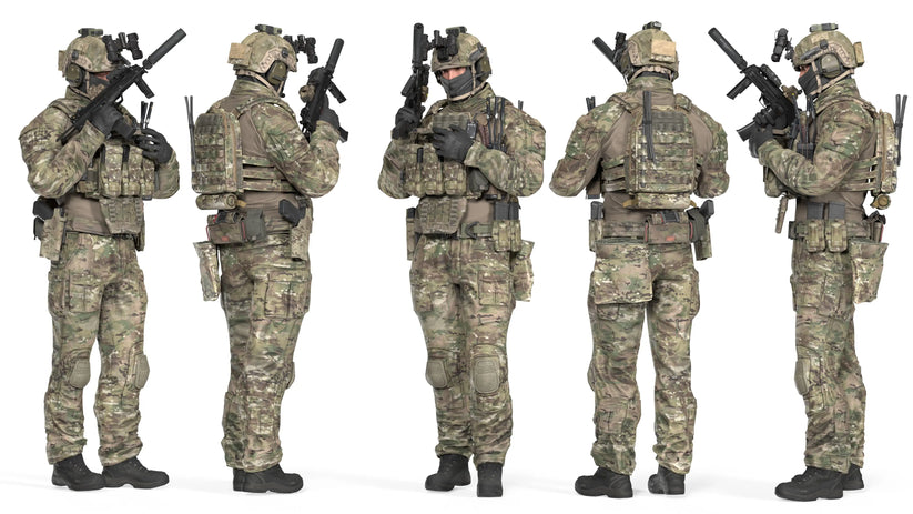 Operater Rigged Model WESTERN OPERATOR V1 (RIGGED) - Low Poly 3D Model | Game-Ready Asset ...