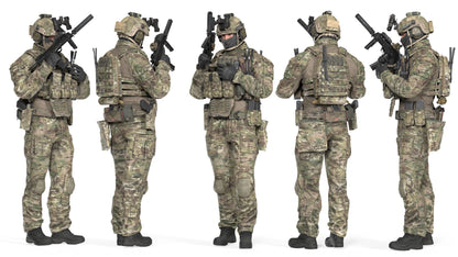 WESTERN OPERATOR V1 (RIGGED) 3dmilitaryassets