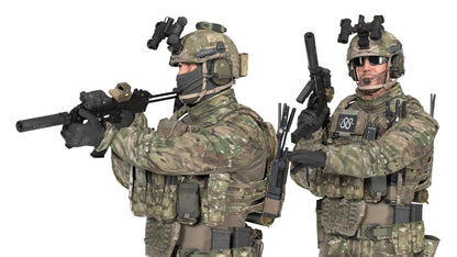 WESTERN OPERATOR V1 (RIGGED) 3dmilitaryassets