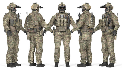 WESTERN OPERATOR V1 (RIGGED) 3dmilitaryassets