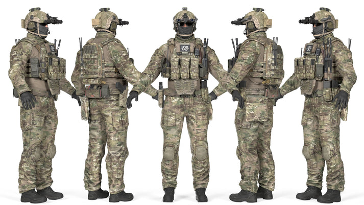 WESTERN OPERATOR V1 (RIGGED) - Low Poly 3D Model | Game-Ready Asset ...
