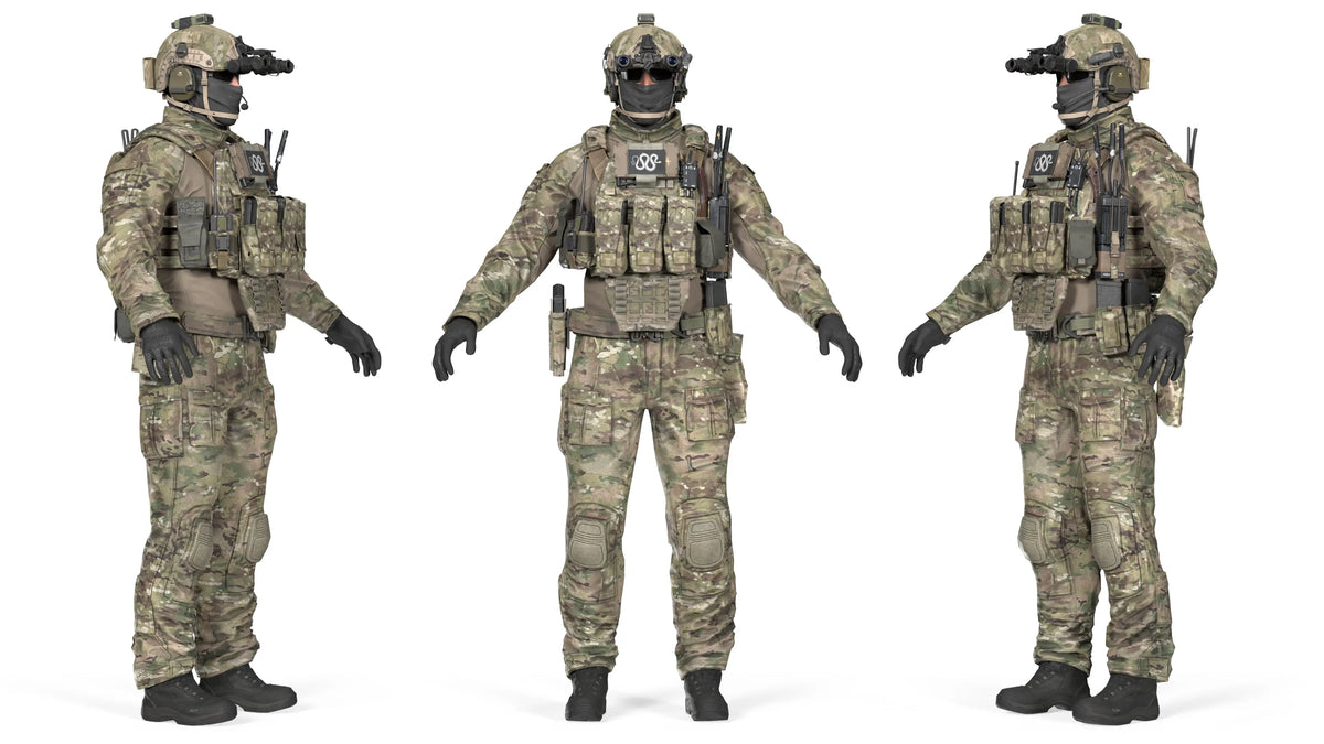 Operater Rigged Model WESTERN OPERATOR V1 (RIGGED) - Low Poly 3D Model | Game-Ready Asset ...