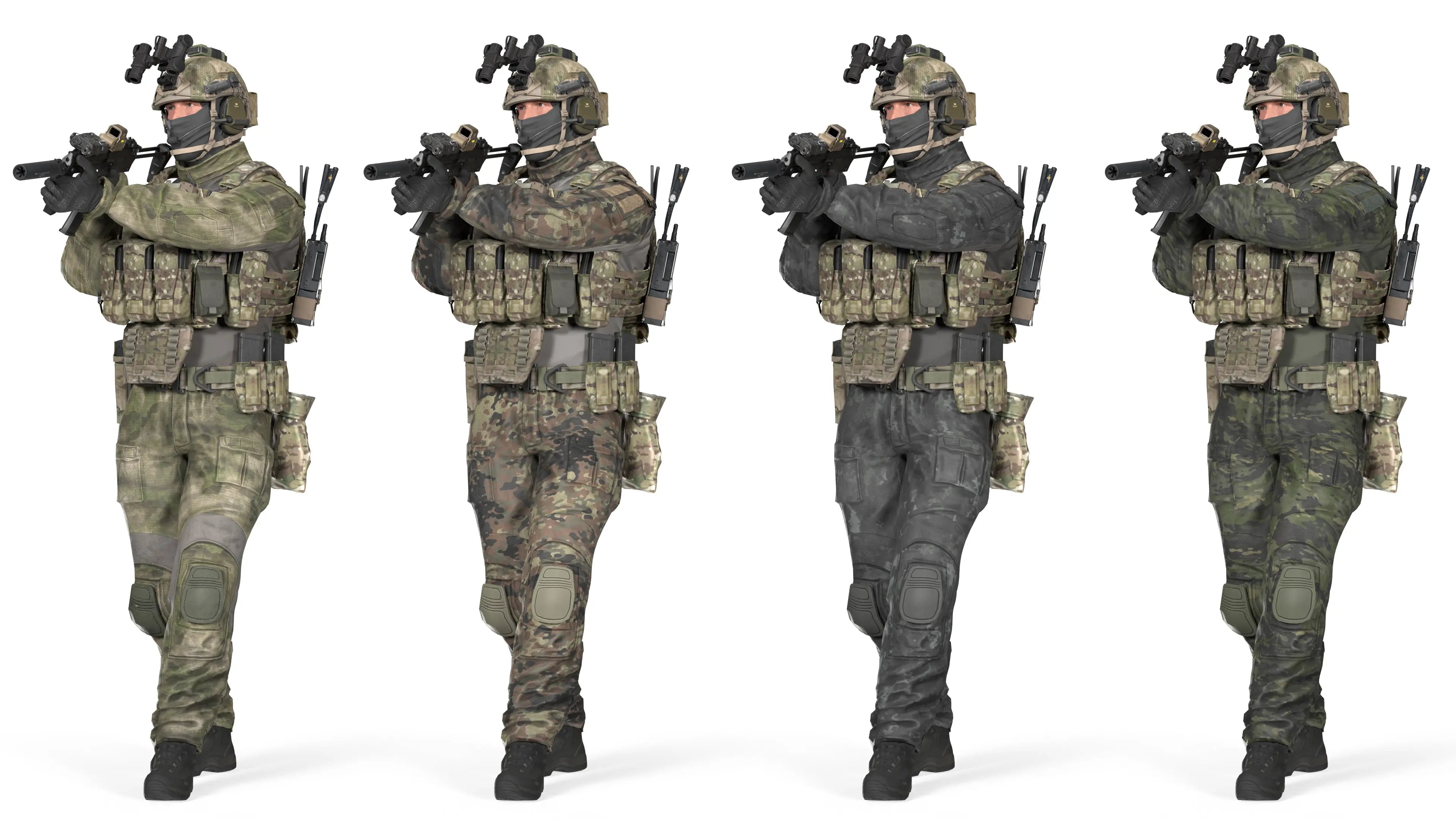 Operater Rigged Model WESTERN OPERATOR V1 (RIGGED) – 3DMilitaryAssets