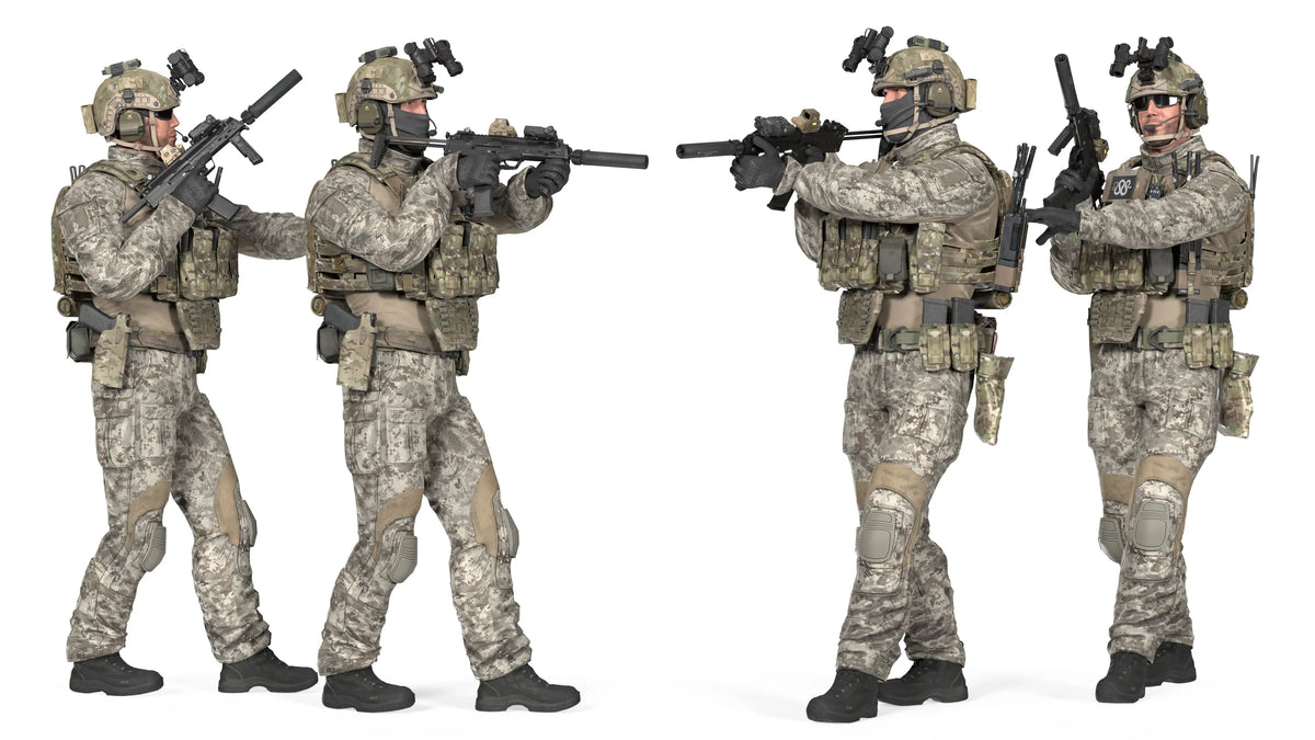 Operater Rigged Model WESTERN OPERATOR V1 (RIGGED) - Low Poly 3D Model | Game-Ready Asset ...