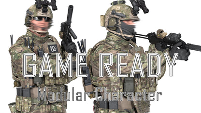 WESTERN OPERATOR V1 (RIGGED) 3dmilitaryassets