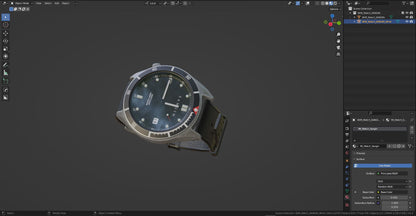 SANGIN NEPTUNE WRIST WATCH 3dmilitaryassets
