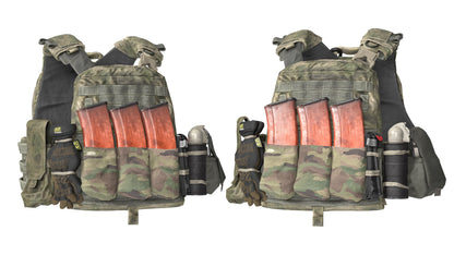 AVS PLATE CARRIER V4 3DMilitaryAssets