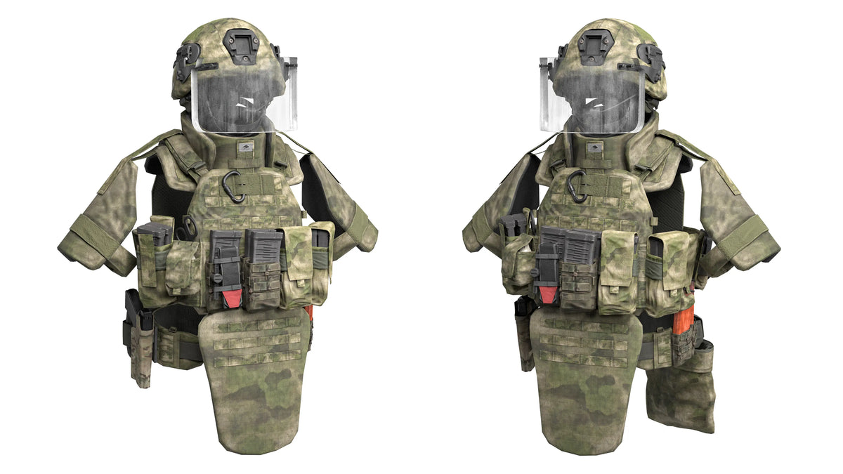 HEAVY ASSAULT OPERATOR (RIGGED) - Low Poly 3D Model Game-Ready Asset ...