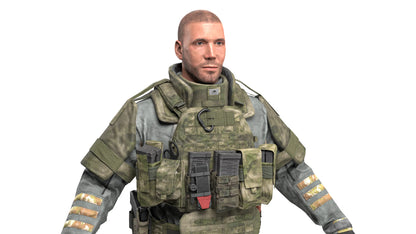 HEAVY ASSAULT OPERATOR (RIGGED) 3dmilitaryassets