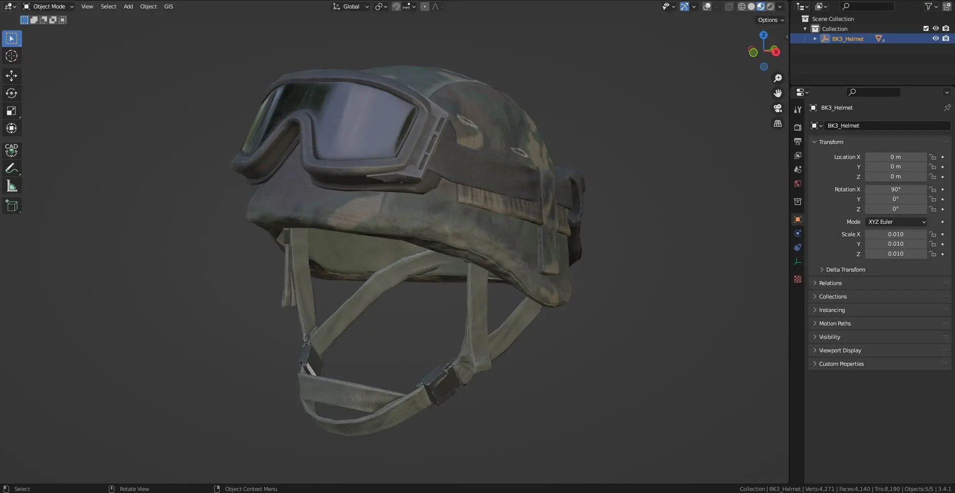 Pasgt Modifier Kit PASGT HELMET – 3DMilitaryAssets