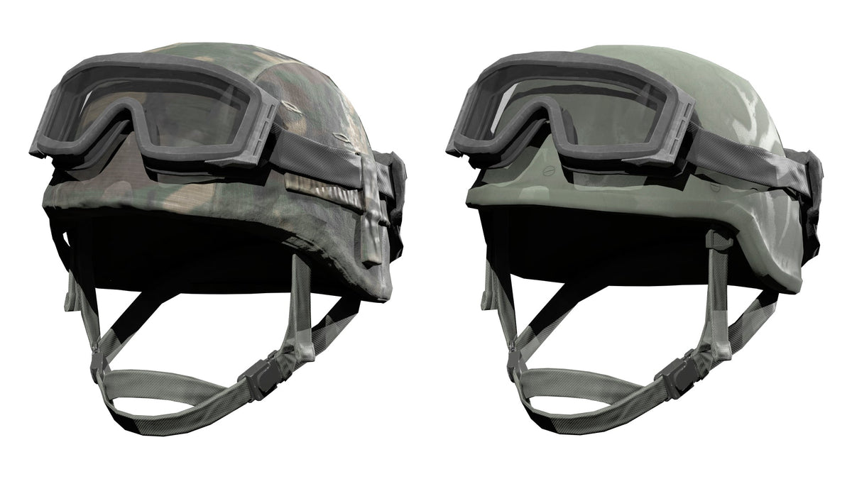 PASGT HELMET - Low Poly 3D Model | Game-Ready Asset | 3DMA ...