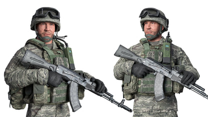 CROATIAN SOLDIER (RIGGED) 3dmilitaryassets