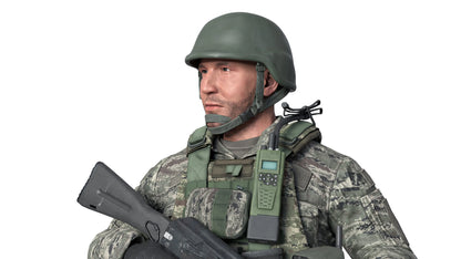 CROATIAN SOLDIER (RIGGED) 3dmilitaryassets