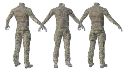 CRYE GEN 3 UNIFORM CLONE 3dmilitaryassets