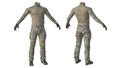 CRYE GEN 3 UNIFORM CLONE 3dmilitaryassets