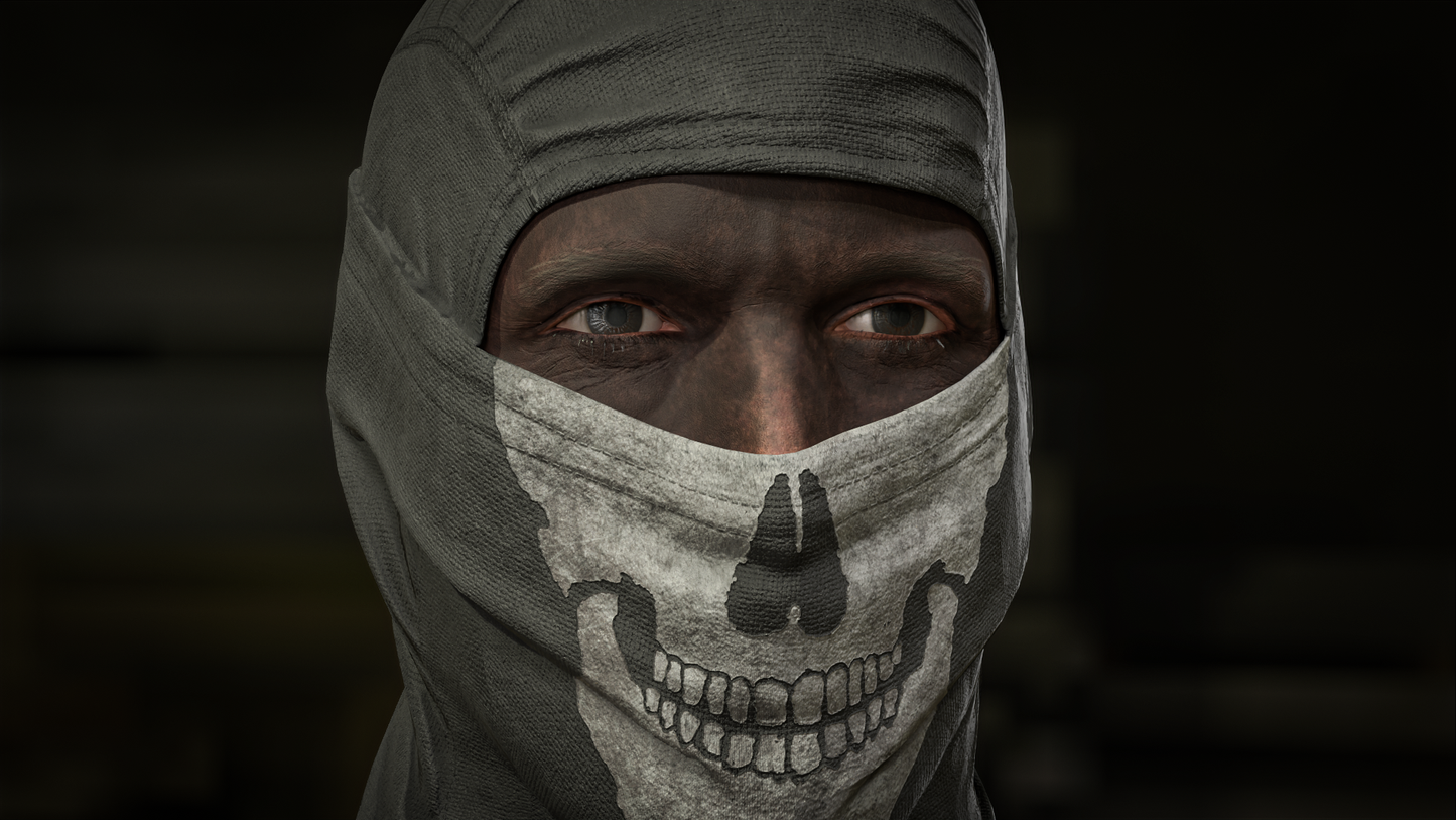 GHOST HEAD + BALACLAVA