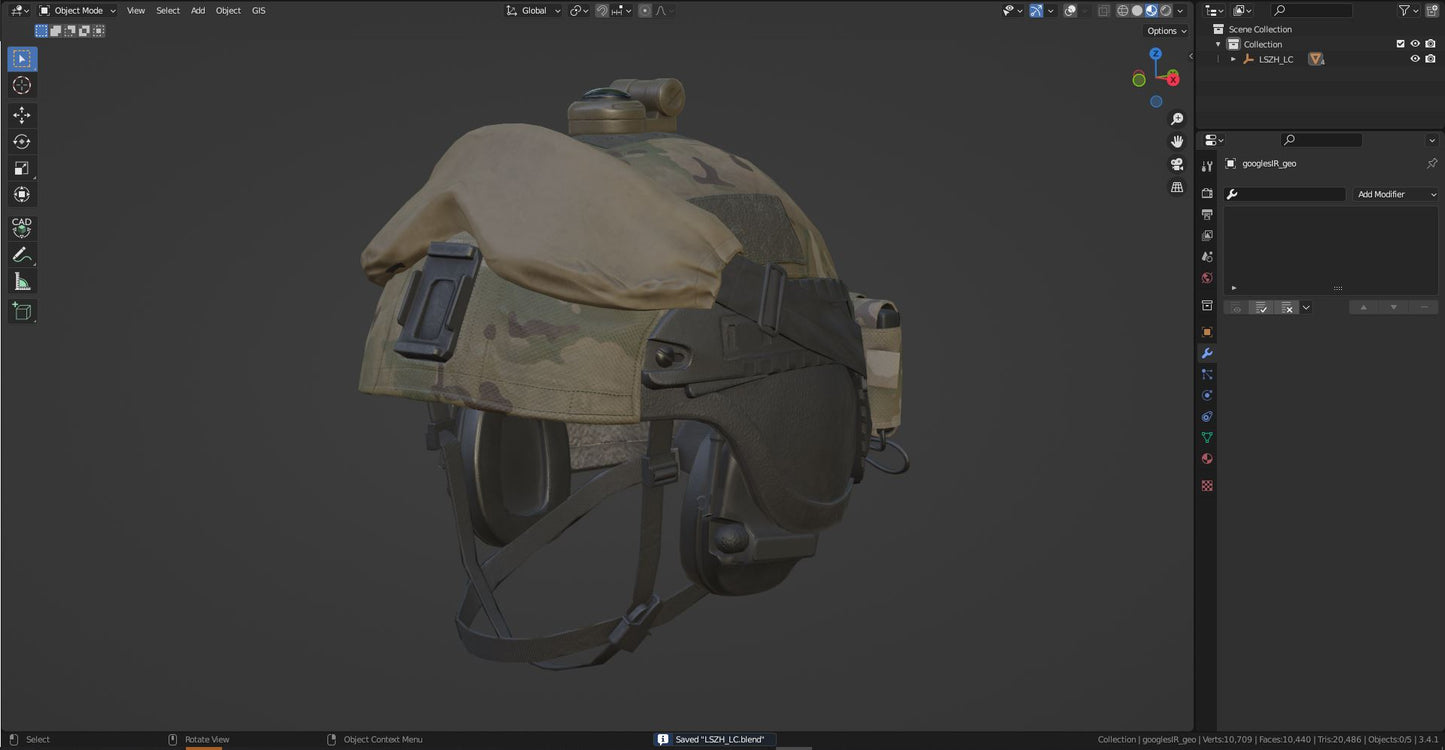 LSZH LOW CUT HELMET