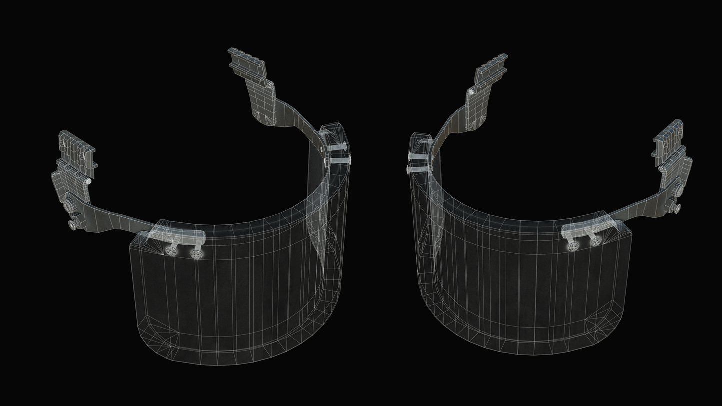 BALLISTIC HELMET VISOR