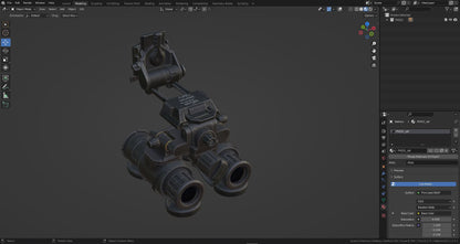 PVS-31 NIGHT VISION GOGGLE 3dmilitaryassets