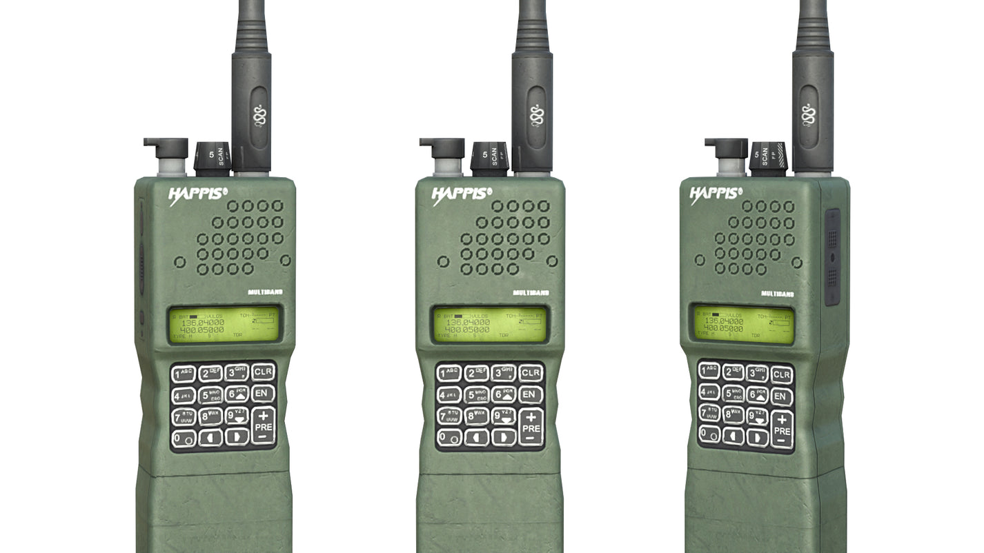 AN-PRC 152 RADIO + POUCH – 3DMilitaryAssets