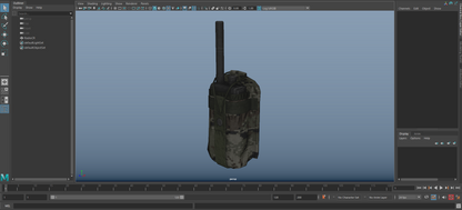 CROATIAN SMALL RADIO + POUCH 3dmilitaryassets