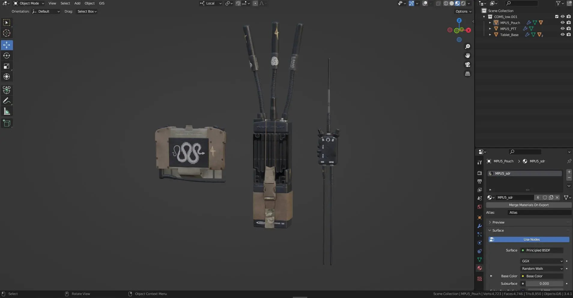 Mpu5 Rdc MPU5 WAVE RELAY RADIO – 3DMilitaryAssets