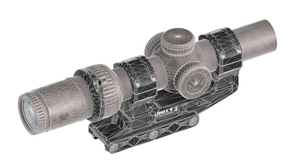 VORTEX 1X8 LPVO RIFLE SCOPE 3dmilitaryassets