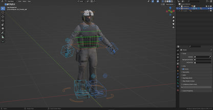 XOF SPECIAL OPERATIONS TROOPER (RIGGED) 3dmilitaryassets