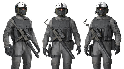 XOF SPECIAL OPERATIONS TROOPER (RIGGED) 3dmilitaryassets